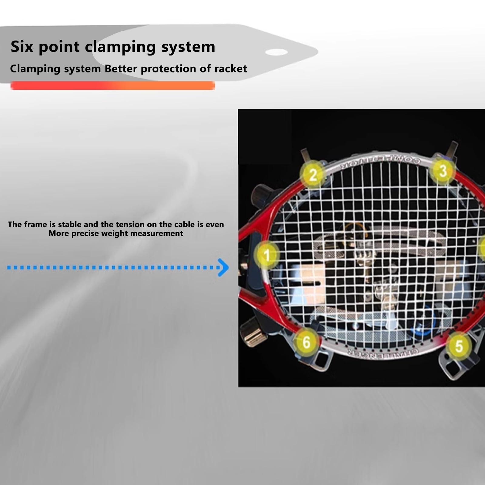 Macchine incordatrici da Tavolo per Racchette, Macchine incordatrici da Tennis, con Accessori per incordatura/Utensili per incordare Racchette, Corde per Racquetball e Tennis