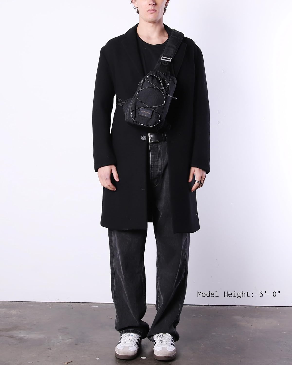 ZIMEGO Tactical Fanny Pack and Crossbody Bag - Utility Sling Bag for Travel and Outdoor, Black - Image 3