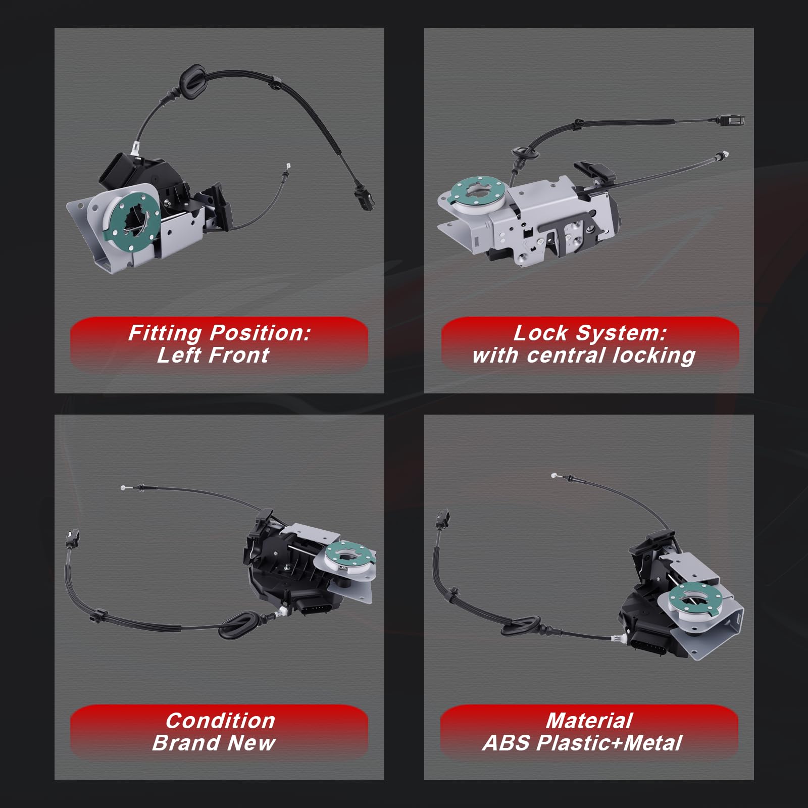 Kit de reparación de actuador de cerradura de puerta delantera izquierda para Tourneo Custom Transit Custom V362 2012. Accesorios para coche Número de pieza BK21V219A65DJ 1900507 2031236