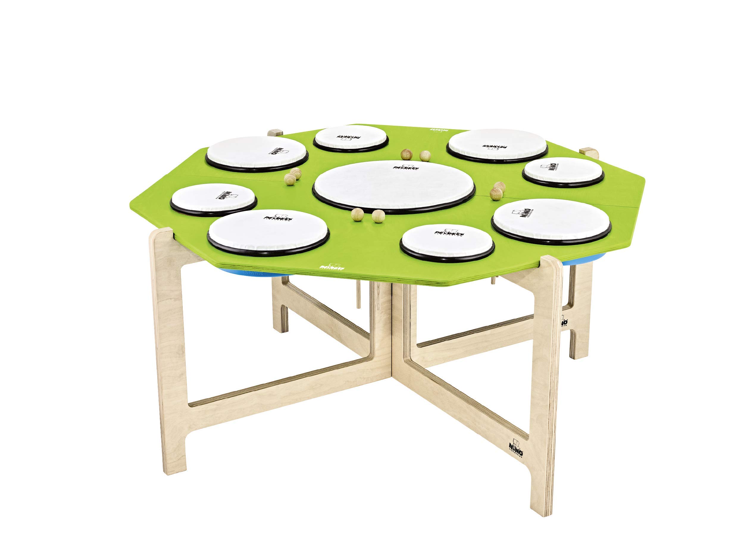 Nino Nino966 - Set di percussioni a mano, 9 pezzi