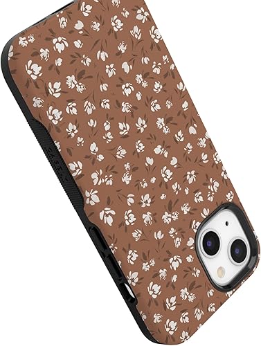 Vista 599 de Casely Funda para iPhone 13 Compatible con MagSafe Color Splash de medianoche Funda retro abstracta Color de medianoche Splash Abstracto