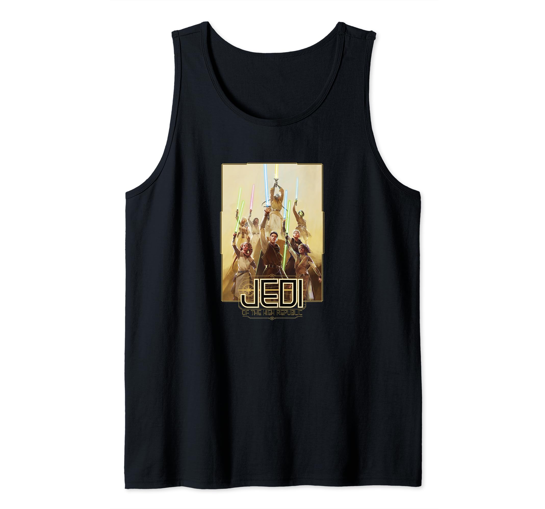 Star Wars High Republic Group Poster Tank Top, Black