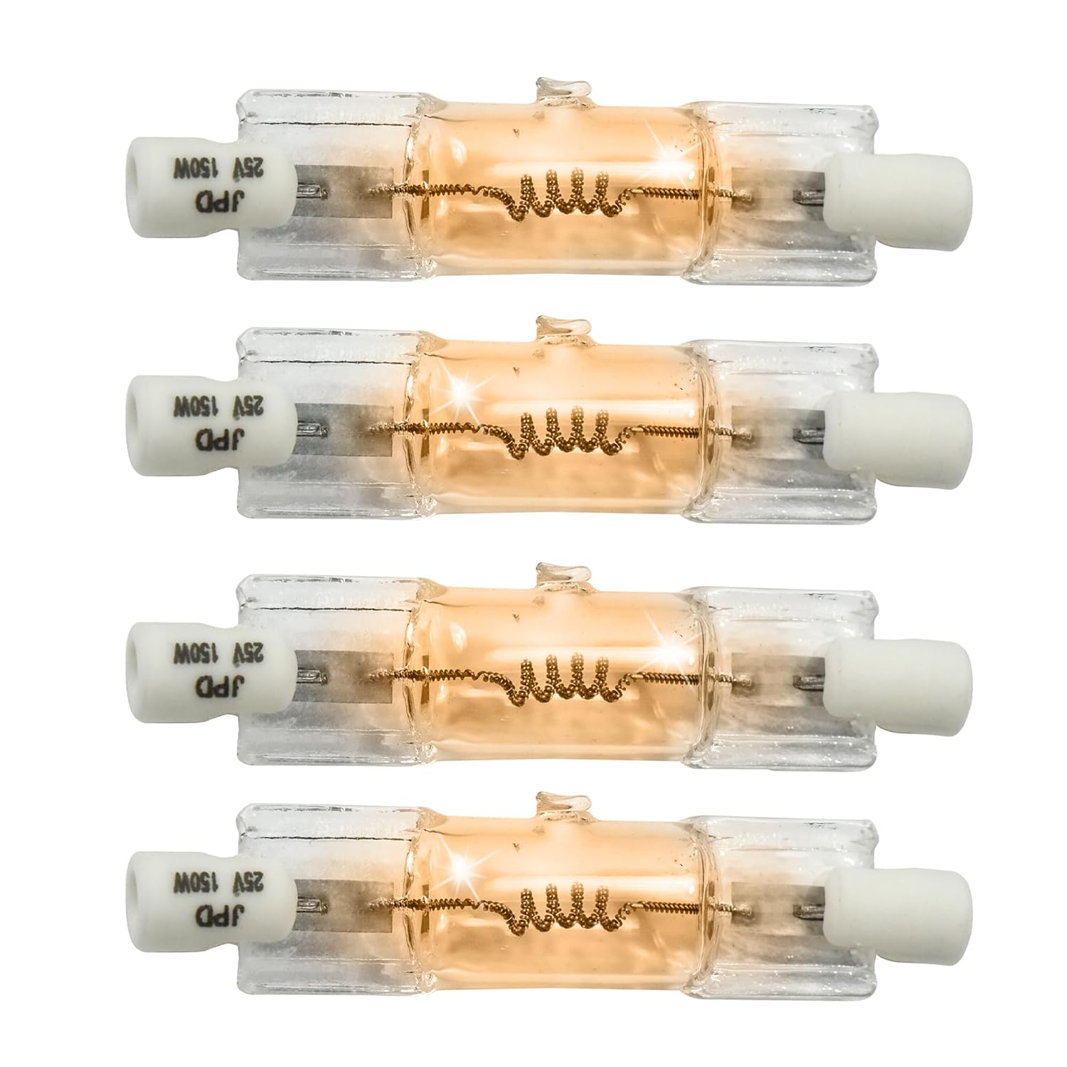 HQRP 4-Pack Bulb 150W 25V Dental Halogen Lamp for Pelton & Crane 006681 3321879 017133 98-0775 150T4Q/CL25V JPD25V-150WG1 fits LF+ LF-3 LF-2 LF1 LF 2470 Light Fantastic 1 I 2 II 3 III 6520000000158