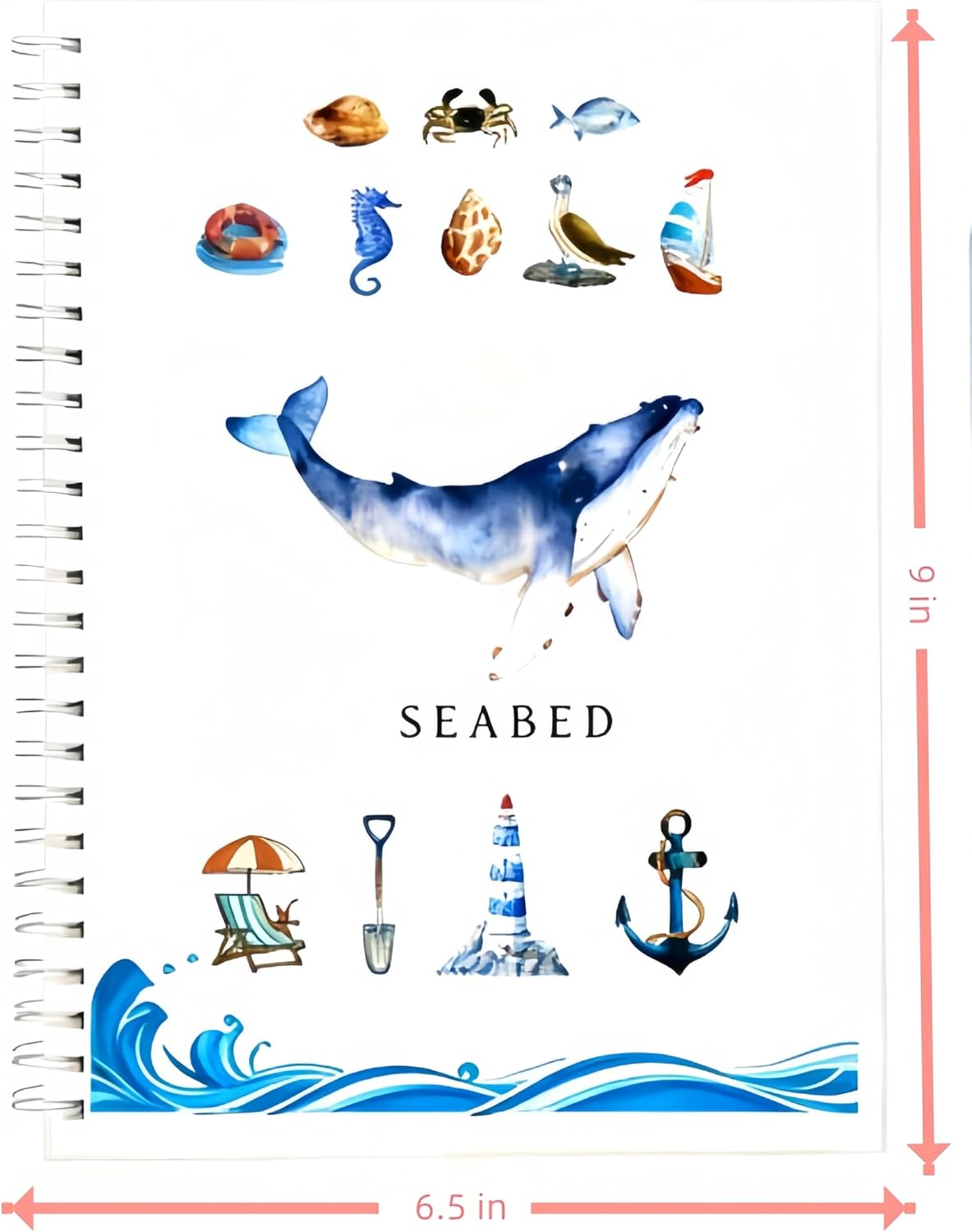 Beginner's Watercolor Painting Kit,Watercolors Workbook,Watercolor Painting Kit (48 Colors - Underwater)