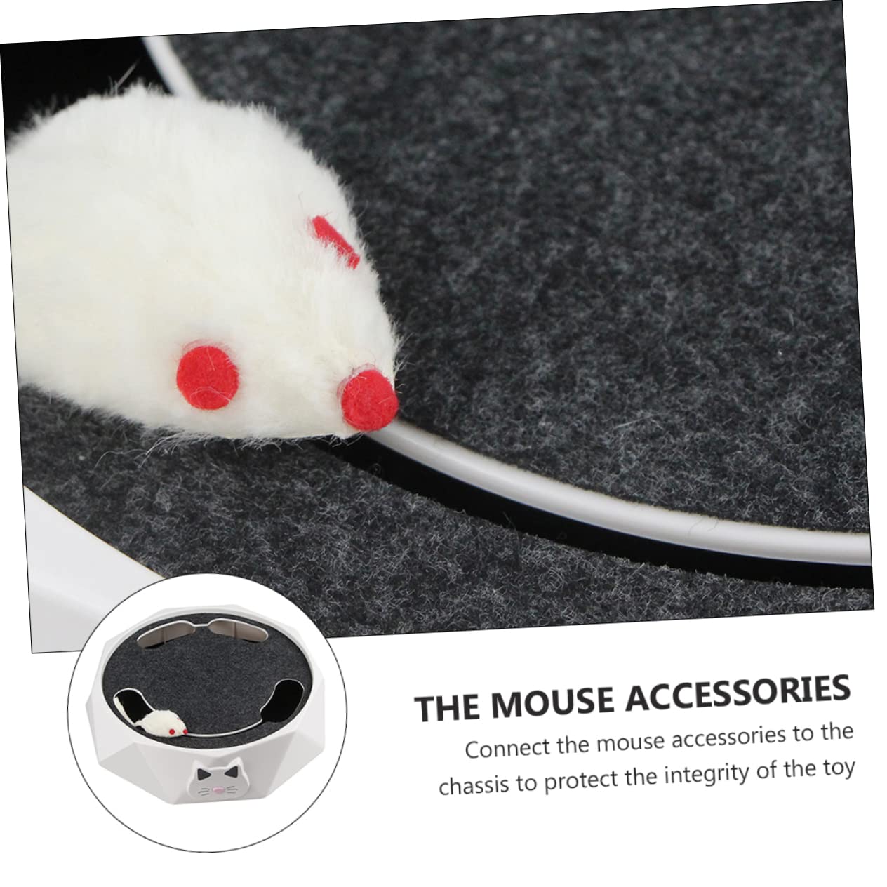 FOMIYES Juguete para Mascotas Juguetes electronicos Juguetes de Cuerda para Perros ratón Juguetes para Perros Cachorros Juguete de burlas para Mascotas Gato Juguete Interactivo el Perro