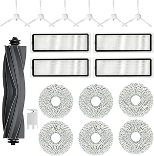 Filter Brush Mop Pads Accessories Kit for Dreametech L10s Ultra L10 Ultra Robot Vacuum Cleaner Replacement Parts (18 Pack)