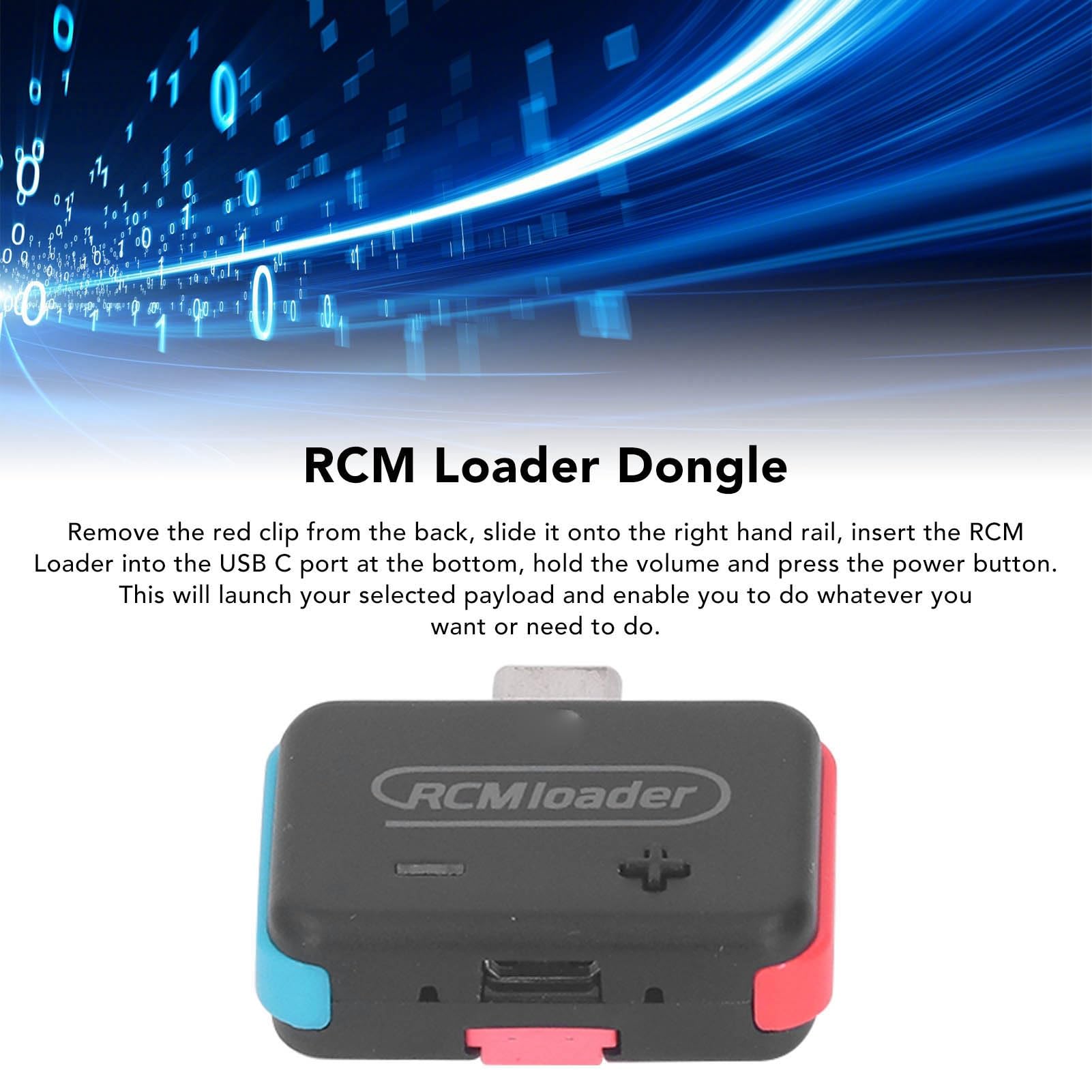 RIZGHWOY Dispositivo di Caricabatterie a Clamp/Holder RCM Compact per L'iniettore Dongle RCM in modalità di Ripristino per Materiale Porty Porty