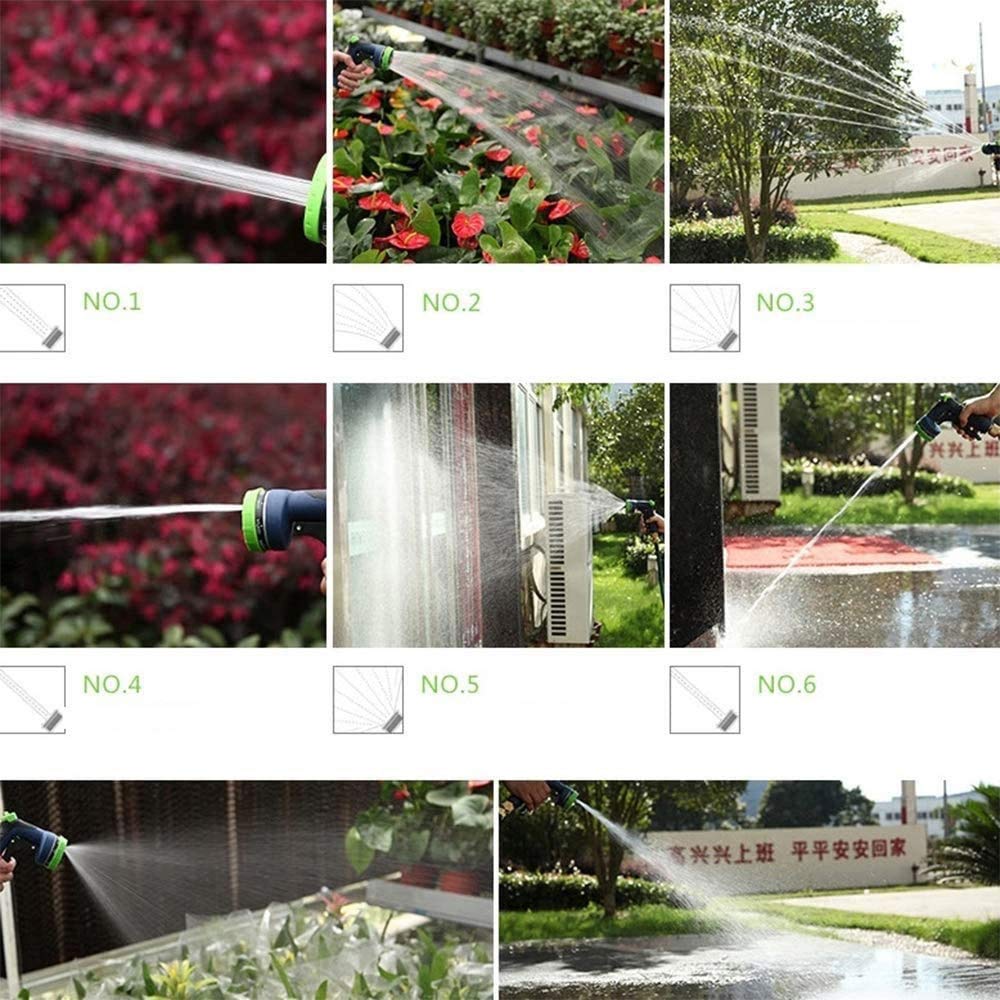 Gartenschlauchdüse Sprühdüse, 8 einstellbare Bewässerungsmuster Multifunktionaler Gartensprinkler