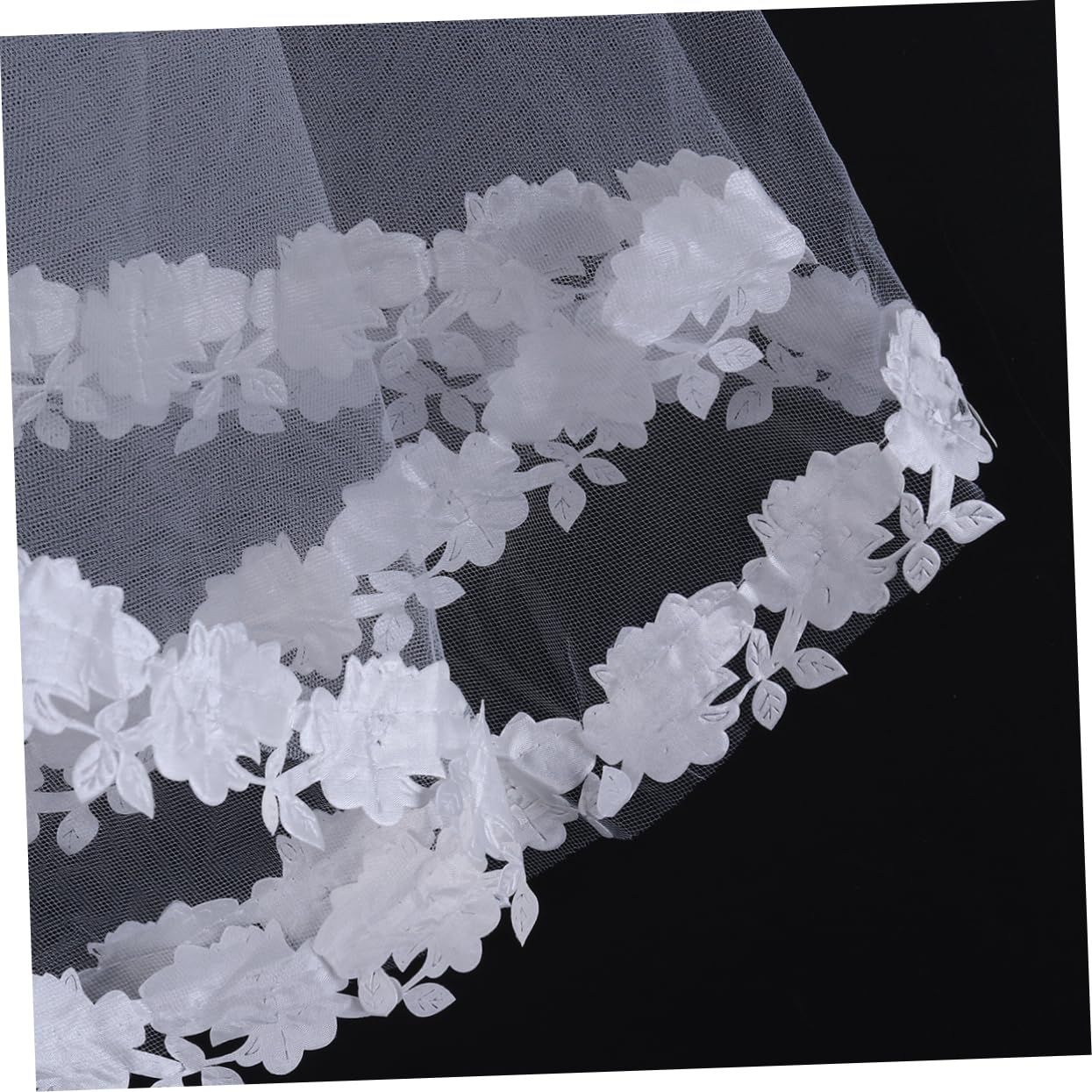 Elegante Velo da Sposa in Rete con Fascia per Capelli Bianca, Lunghezza 1,5 m per Matrimonio