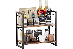 2 Tier Spice Rack Kitchen Countertop Organizer
