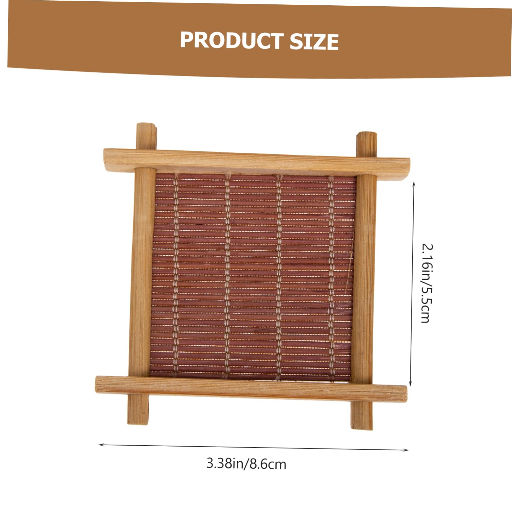 Alipis 10Pcs Coasters for Drinks Heat Insulated Cup Pads Stylish Table Mats for Home Decoration Easy to Clean for Housewarming