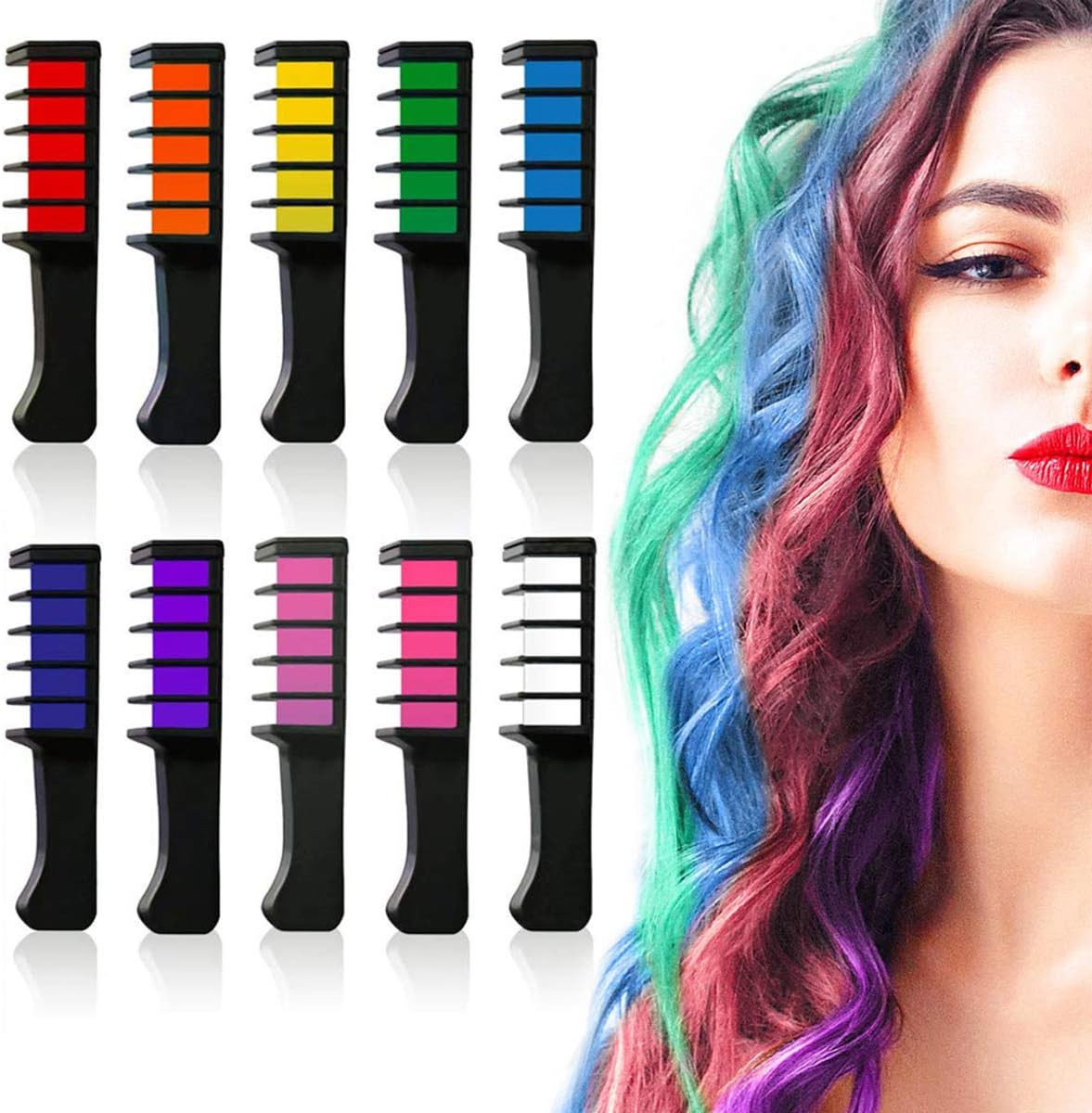 Haarkrijt, 10 Kleur