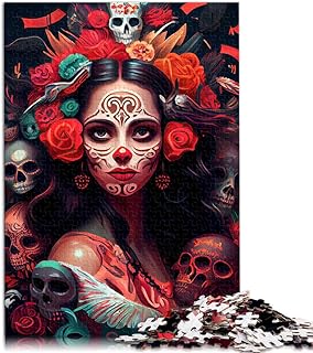 Comprar Puzzles para Puzzle Día de los Muertos 1000 Puzzles para Adultos 1000 piezas Puzzle de Madera Regalo de Cumpleaños, Regalos para o, Arte de Pared 1000 piezas (50x75 cm)