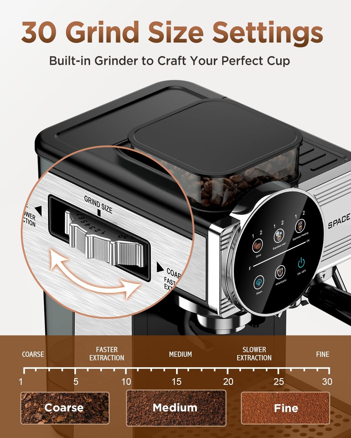 Spacekey All-in-One Espresso Maker Gallery Image