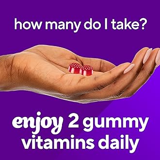 Vitafusion Extra Strength Vitamin B12 Gummy Vitamins for Energy Metabolism Support and Nervous System Health Support, Cherry Flavored, America’s Number 1 Gummy Vitamin Brand, 45 Day Supply, 90 Count