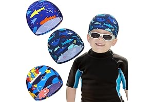 Geyoga Kids' Swim Caps, the Perfect Fit for Growing Girls (Age 3 and Up)