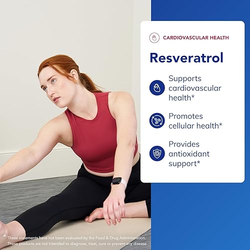 Miniatura 3 de Pure Encapsulations Resveratrol  Suplemento para apoyar la salud cardiovascular, cognitiva y celular*  120 cápsulas