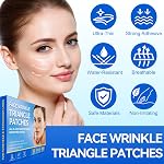 Face & Forehead Wrinkle Patches, Anti Wrinkle Patches for Forehead, Smile Line, Under Eyes, Smooth Frown Lines & Expression Lines, Sweat Resistant & Skin Friendly Skincare, 32 Pcs (1PCS)