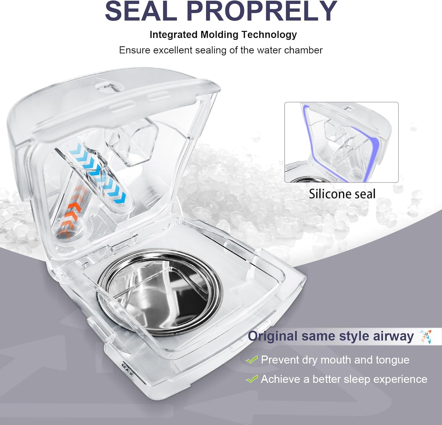 Water Chamber and Pap HumidAir Water Tank for ResMed AirSense 11 Tube Hose Machine