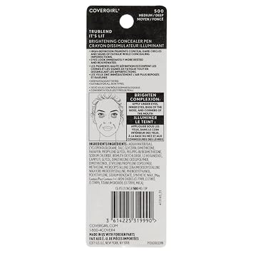 COVERGIRL Trublend It's Lit Concealer, Medium/Deep D1-D5, 0.10 Ounce