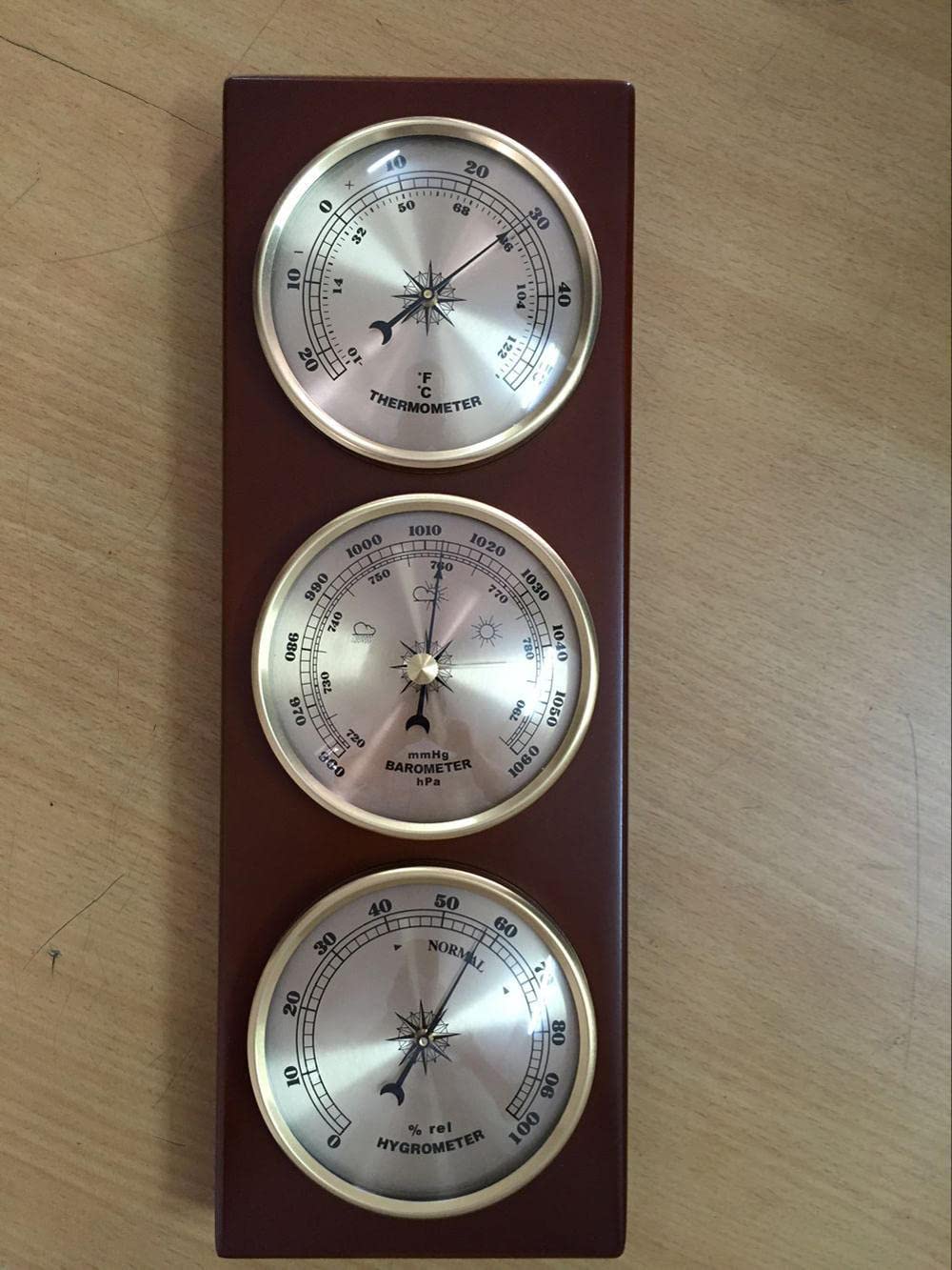 Barometer Thermometer Hygrometer Three in one,Thermostat,Hygrometer,Humidity Meter,Barometer,Outdoor Thermometer,Thermometer for Room Temperature,barometers for The Home,Thermostat for Home