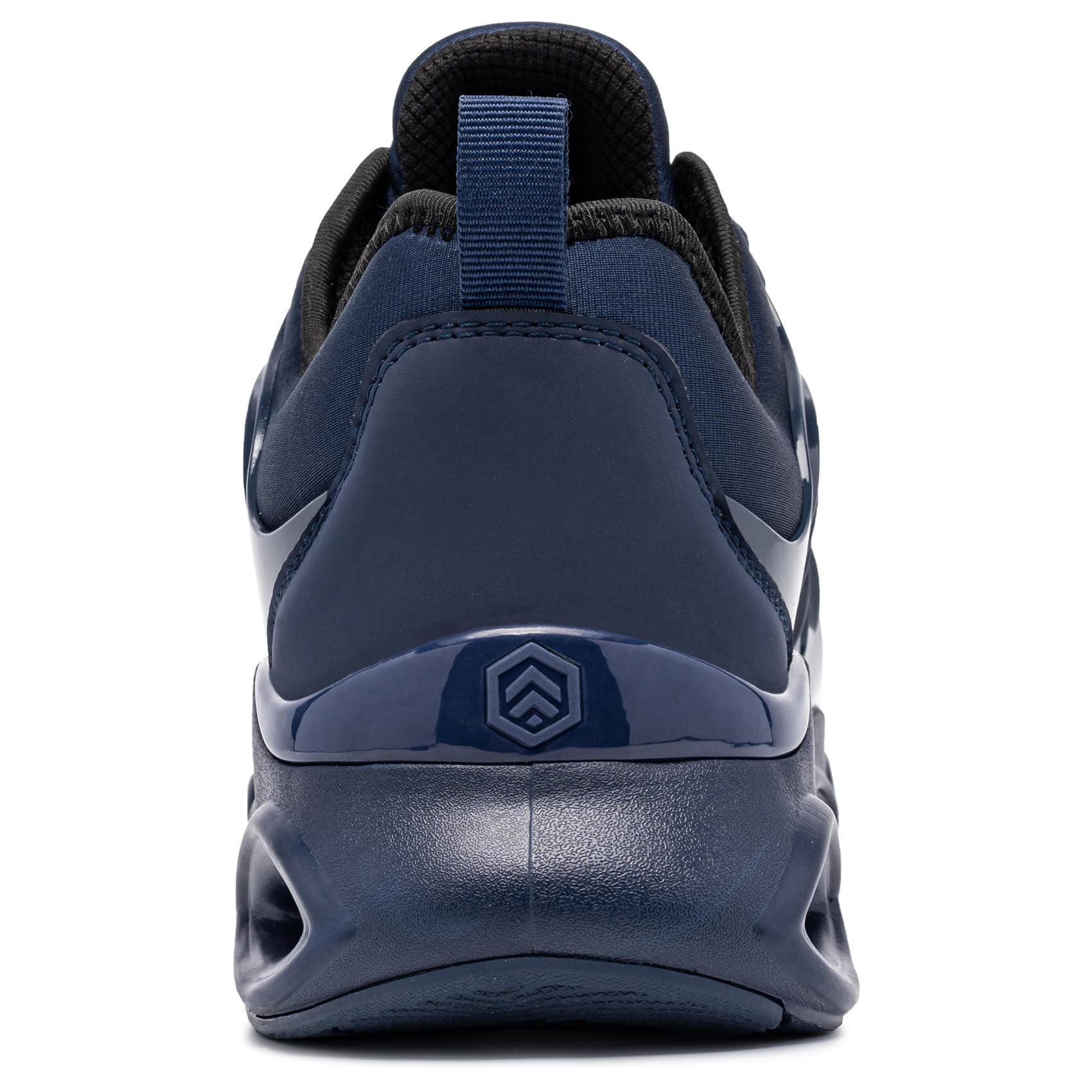 LARNMERN Scarpe Antinfortunistiche Donna Moda con Punta in Acciaio Scarpe Antinfortunistica Comodo Ammortizzazione Scarpe da Lavoro Leggere Traspiranti(Blu Navy,39EU)