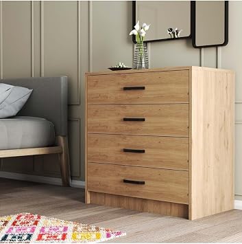 Mezza 3602 Grande 4 Drawer Dresser Basket