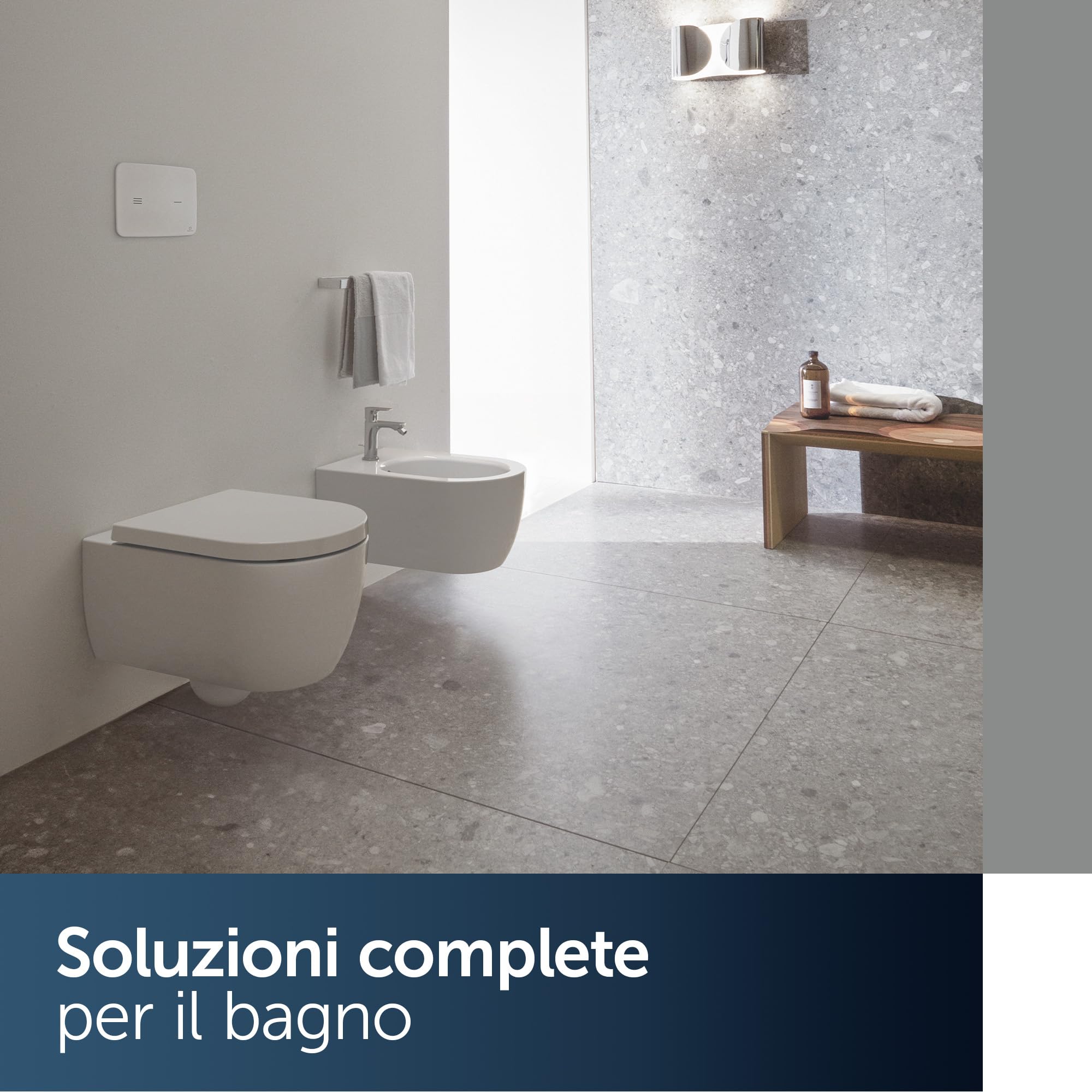 Ideal Standard Connect Air sedile per WC, sottile – Bianco (Alpin) | Sedile per WC con robuste cerniere in acciaio inossidabile, E036501