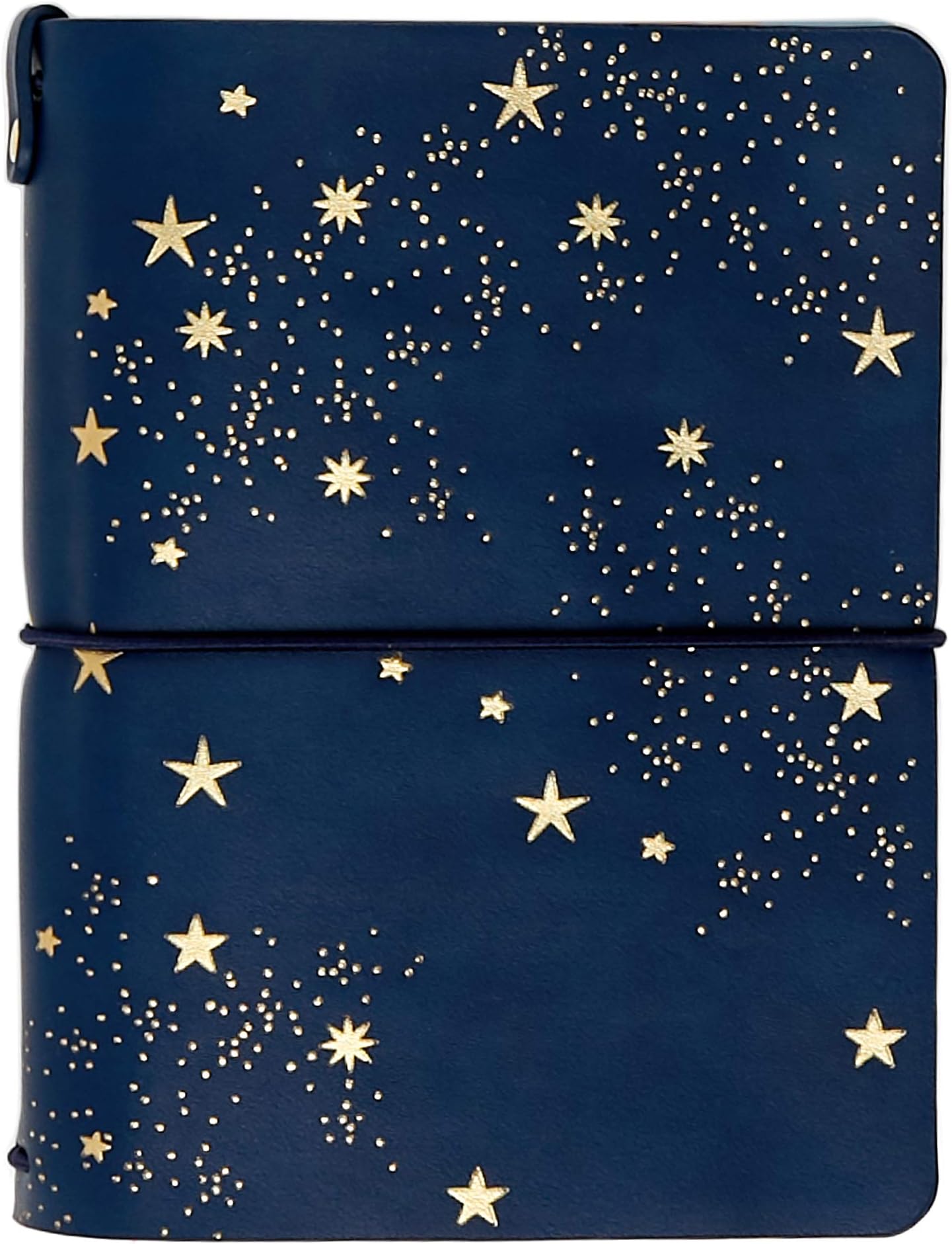 On The Go Folio - Small Holder Case to Protect Your Planners and Journals. Works Great w Petite Planners & Journals. Elastic Band Holder - Erin Condren (Small, Starry Sky)