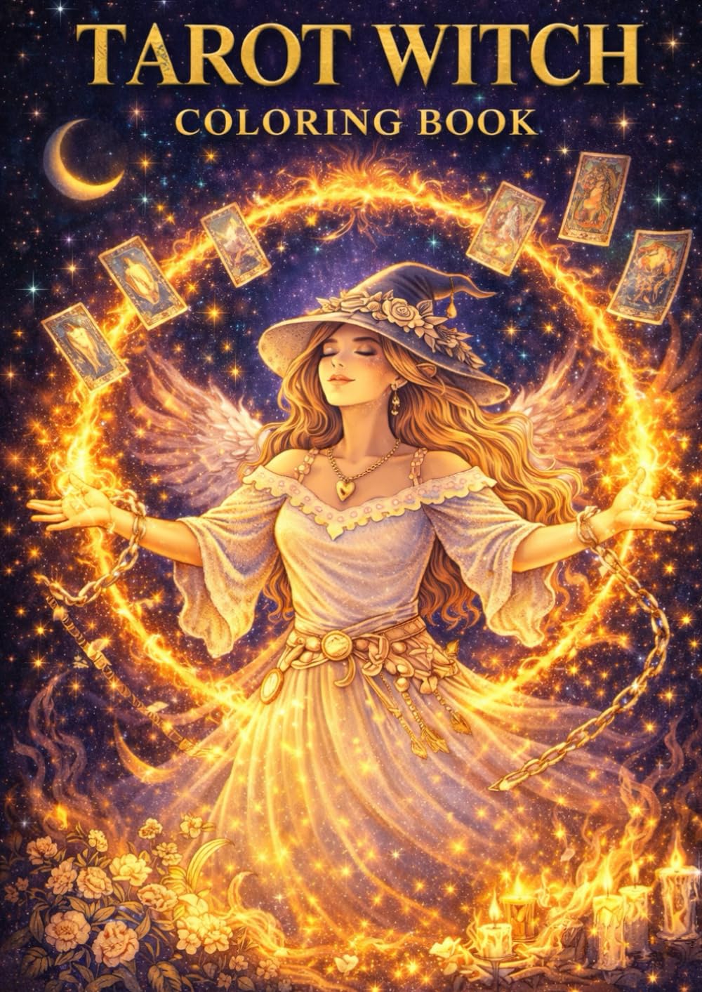 Tarot Witch Coloring Book: Mystical Witches of Destiny for Relaxation and Creativity