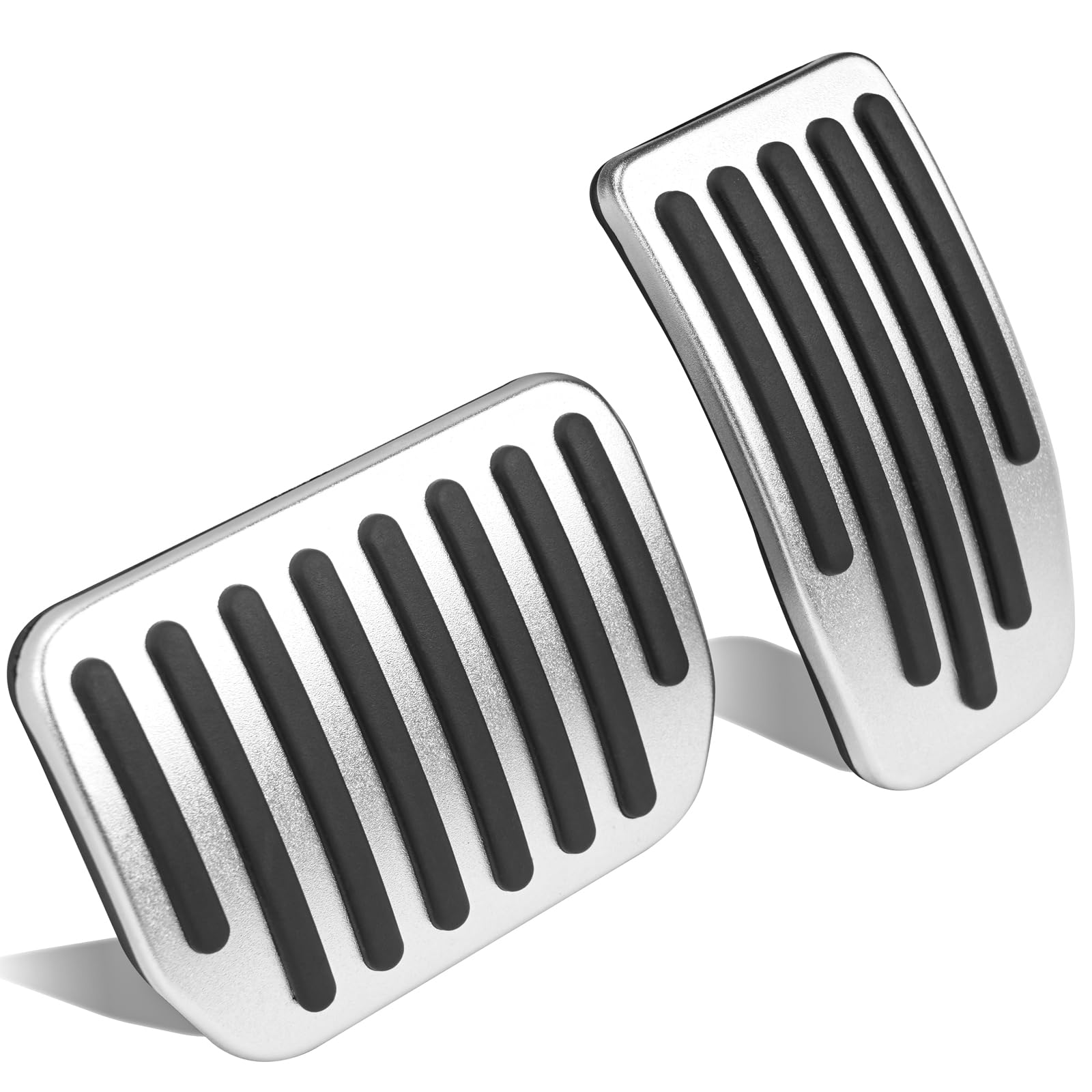 Cubre Pedales de Freno y Acelerador para Tesla Model 3 (2017-2026) y Model Y (2020-2026) - Pedales de Aluminio Antideslizante Compatible con Model 3 Highland y Model Y Juniper