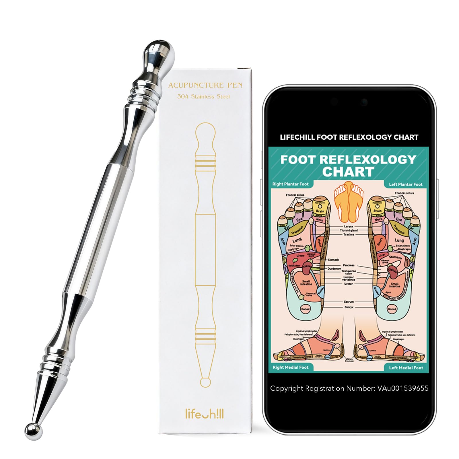 lifechill Stainless Steel Acupuncture Pen