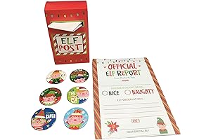 Elf Mail: Official Elf Reports, North Pole Naughty or Nice Fill-In Note...