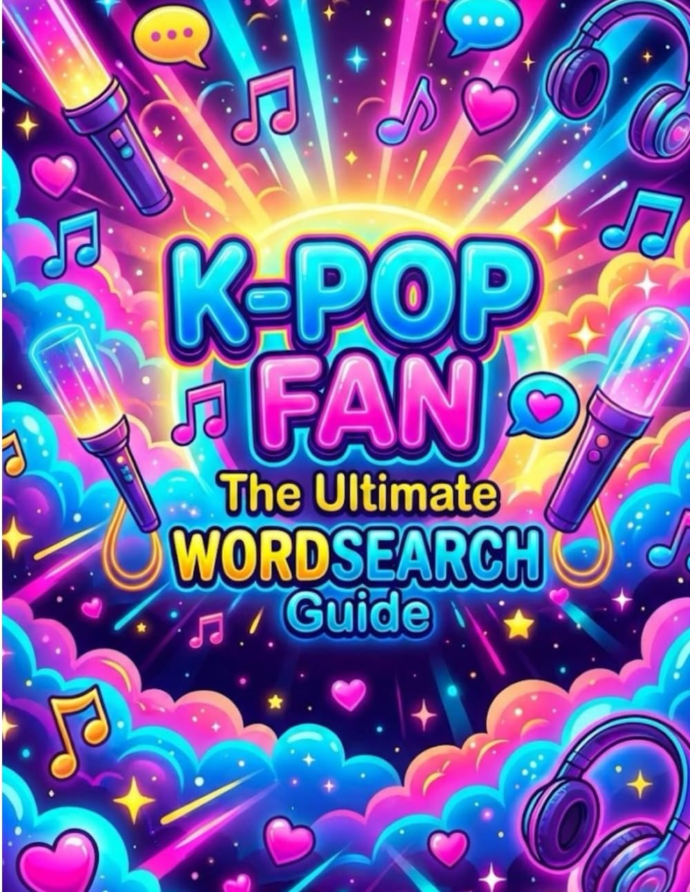 K-POP FANDOM WORD SEARCH: 40 Puzzles of Korean Slang, K-Drama Terms, & POP FANDOM Knowledge: The Perfect Gift for Every Stan