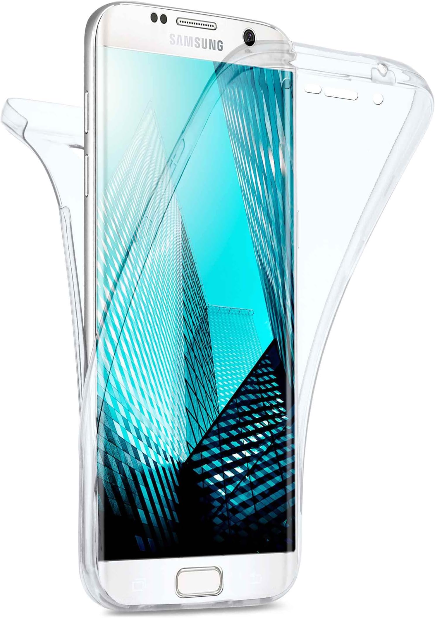 NEW'C Hülle für Samsung Galaxy S6 Edge, Cover Case Schutzhülle