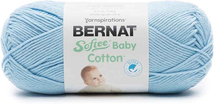 Bernat Softee Baby Cotton YARN, Dusk Sky
