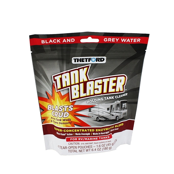 坦克清洁剂 - 水位传感器清洁剂 - 黑灰色废水储存罐与便携式罐清洁剂