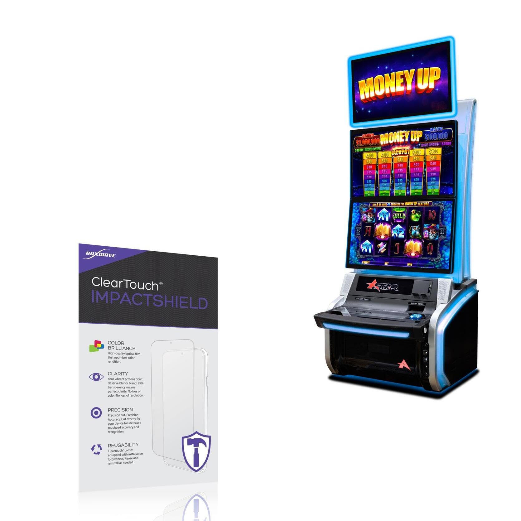 BoxWave Screen Protector Compatible With Ainsworth A-STAR Dual - ClearTouch ImpactShield (2-Pack), Impenetrable Screen Protector Flexible Film