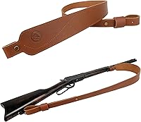 Vista 9 de Cinturón de caza de rifle de cuero acolchado cómodo correa de hombro suave cuero genuino accesorios de caza