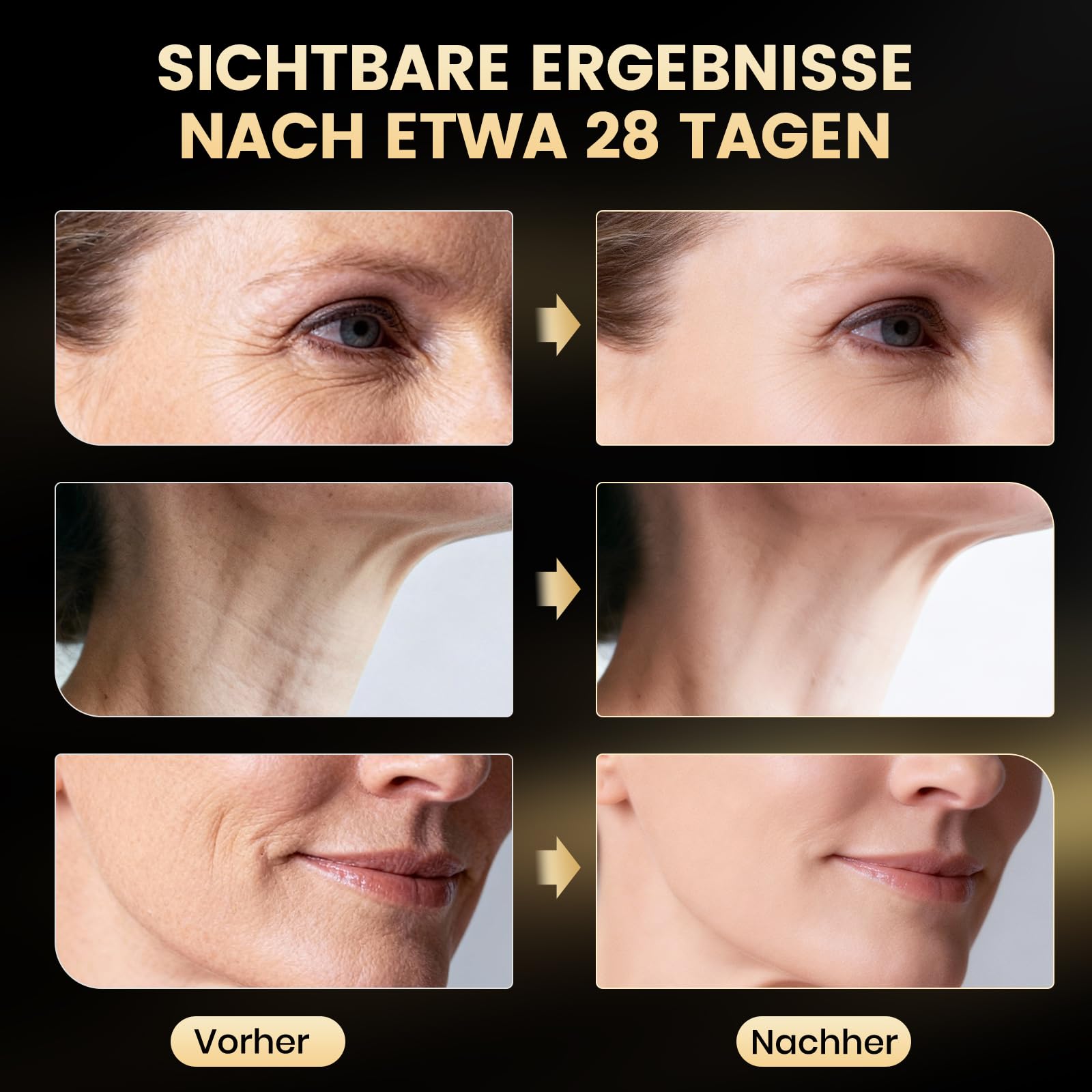 Gesichtsreinigungsbürste mit 2 Drehrichtungen & Gesichtsmassagegerät Gegen Falten EMS Gua Sha Elektrisch
