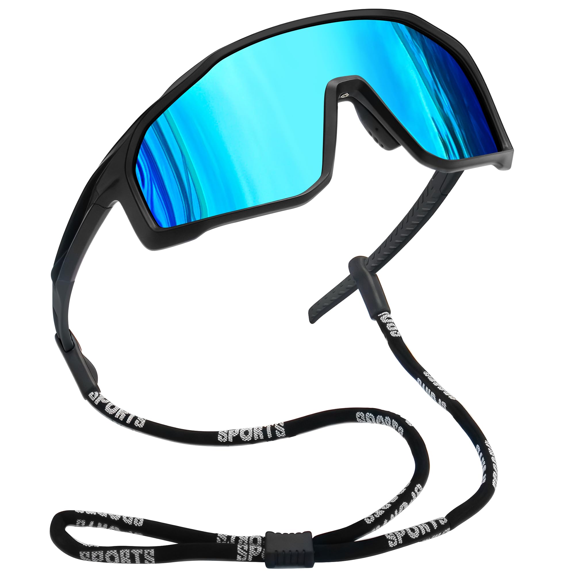 Joopin Gafas Ciclismo Hombre Polarizadas Envolventes Gafas de Sol Deportivas Mujer Montura TR90 Ligera Protección UV400 para Running Bicicleta Senderismo