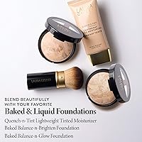 Vista 8 de LAURA GELLER NEW YORK - Brocha retráctil con mango de aluminio Kabuki, para todo el maquillaje facial y base para maquillaje facial líquido, crema