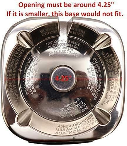 Miniatura 7 de Reemplazo de cuchilla de licuadora para licuadora Oster, mezcladora de acero inoxidable, Jarra inferior de la tapa de la base del tarro para Oster