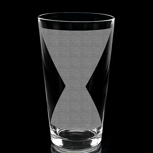 BLACK WIDOW EMBLEM Engraved Pint Beer Glass Inspired by Super Hero Comics Great Drinking Gift Idea!