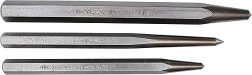 Miniatura 3 de Mayhew Select 89082 - Juego de punzones, 3 piezas, color negro
