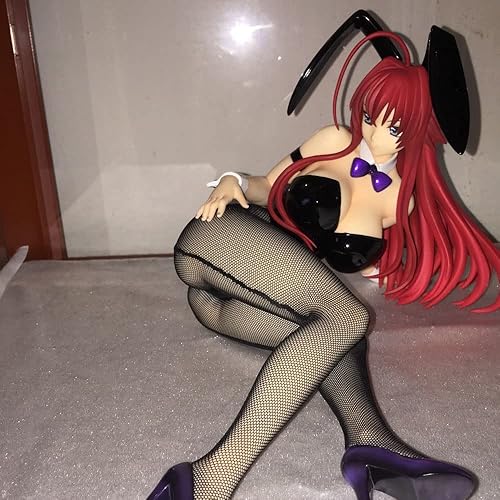 Miniatura 3 de Zones.Toy Ecchi - Figura de personaje original de la escuela secundaria DxD Rias Gremory B-Style Bunny ver.14 figura de anime Waifu decoración del