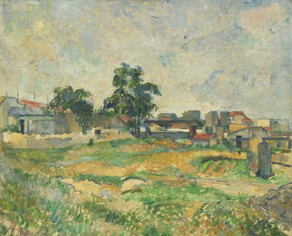 Tableau paysage près de Paris Cézanne poster 60x90cm