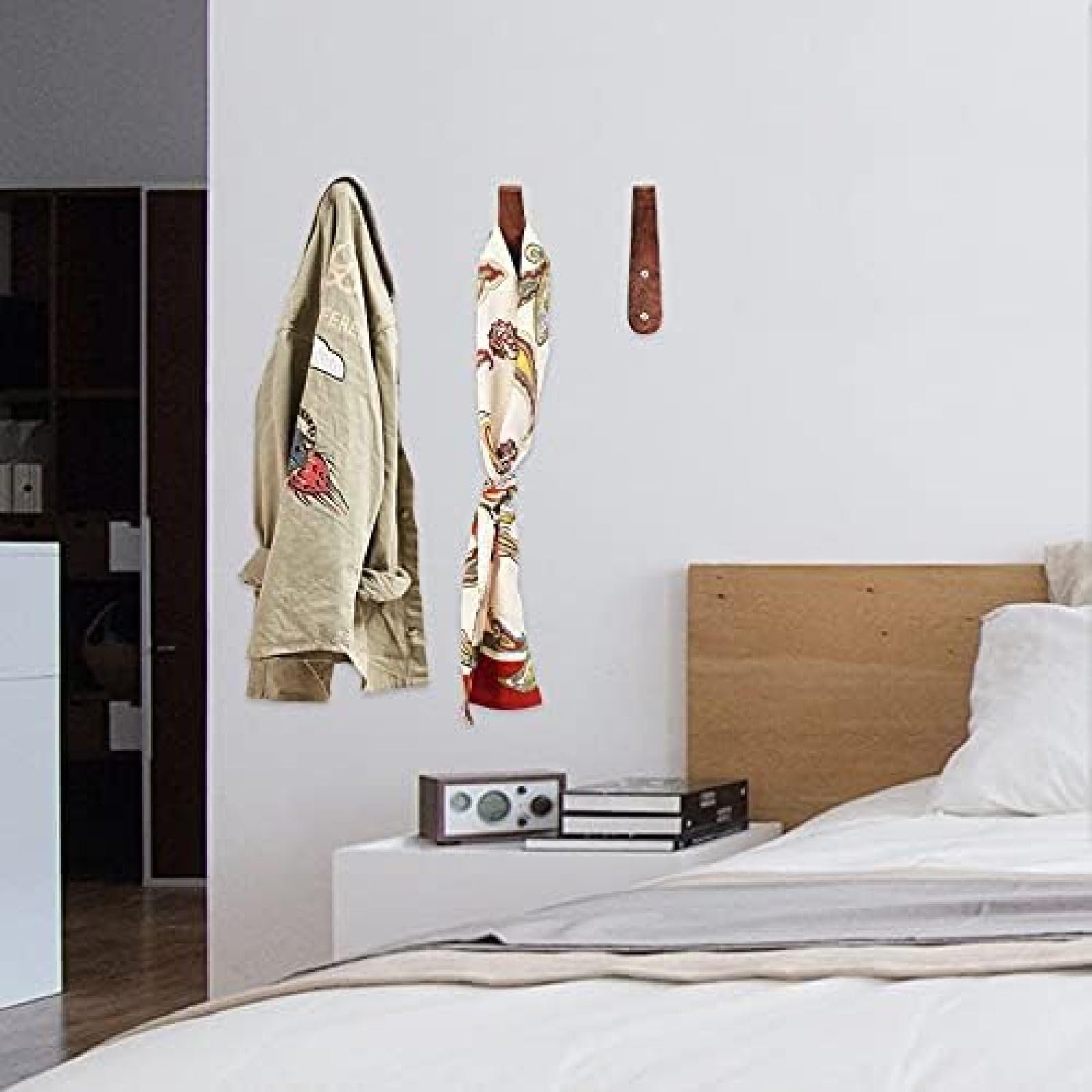 Amazon.co.jp: ミッドセンチュリーモダンウォールコートフック、4個の