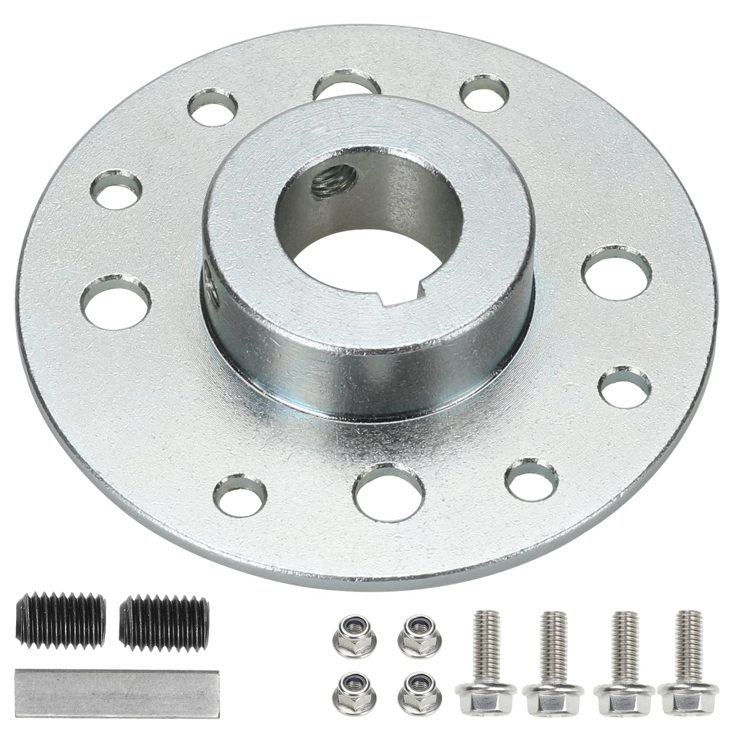 YOXUFA 1 inch Bore Go Kart Sprocket Hub Adapter with 1/4