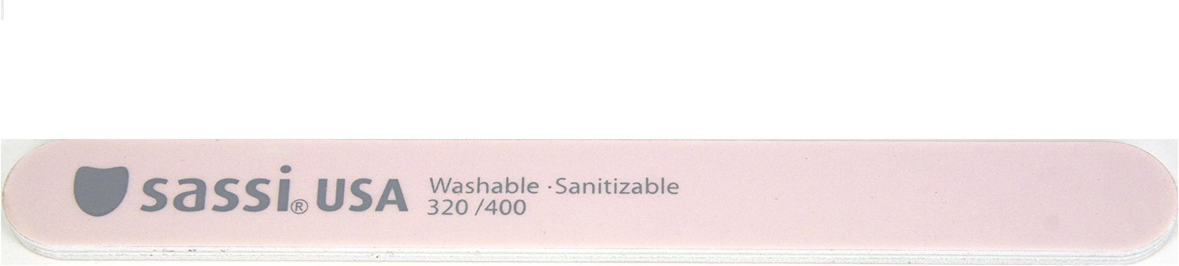 Sassi Pink Jumbo Emery Board 320/400 Grit 25 pieces